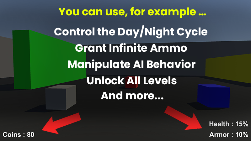 Image showing a player UI with health and money stats changed
